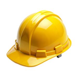 Yellow safety hat